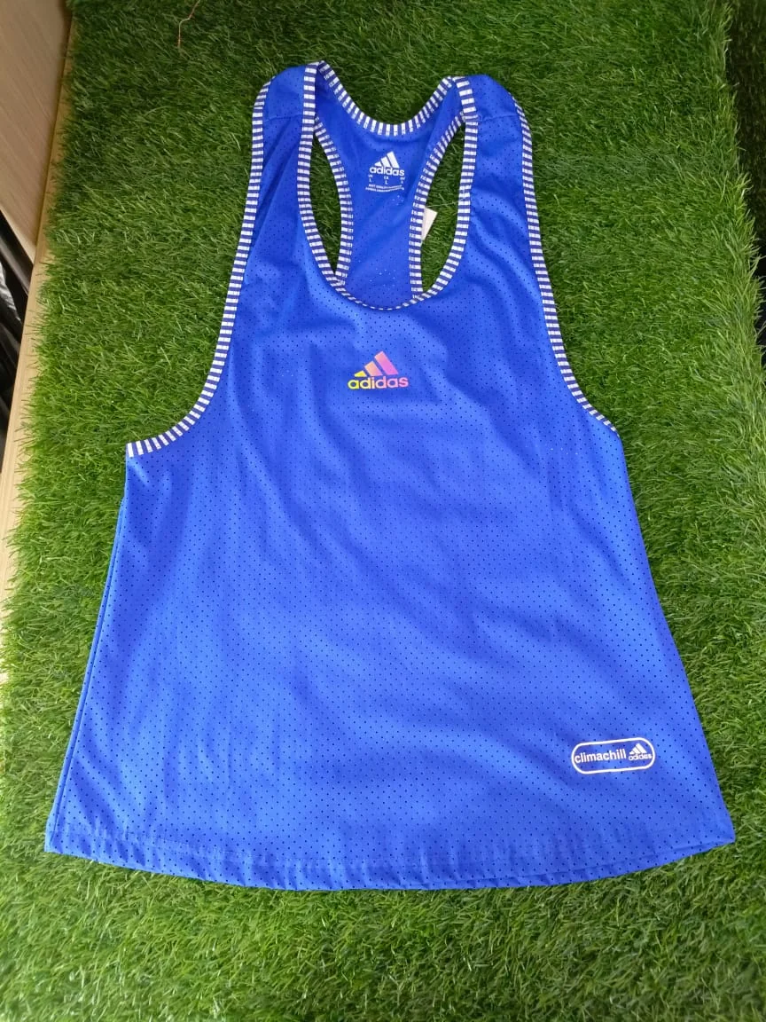 Adidas Climachill Gym Tank Top – Blue