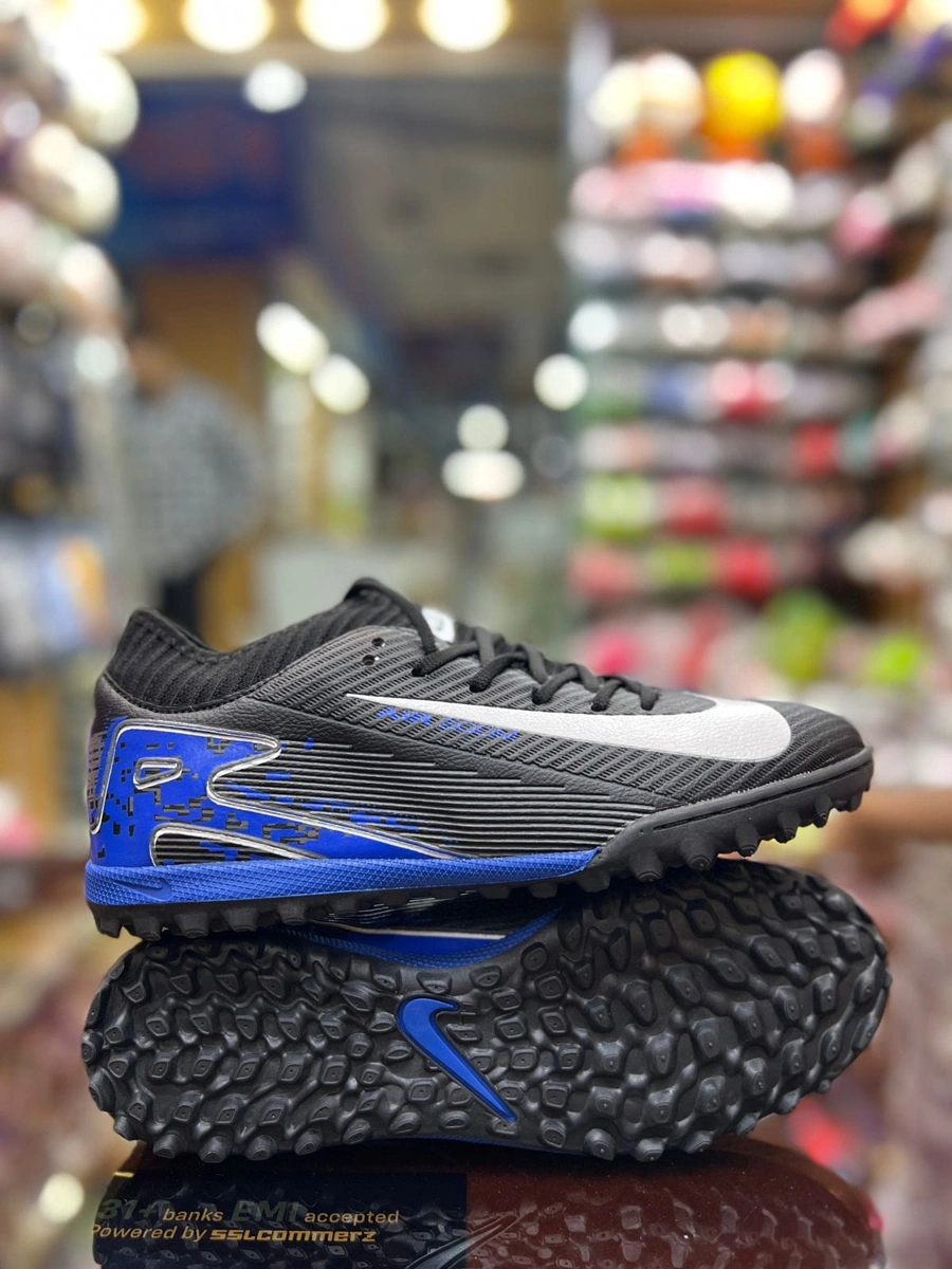 Nike Air Zoom Black & White Football Turf Shoes