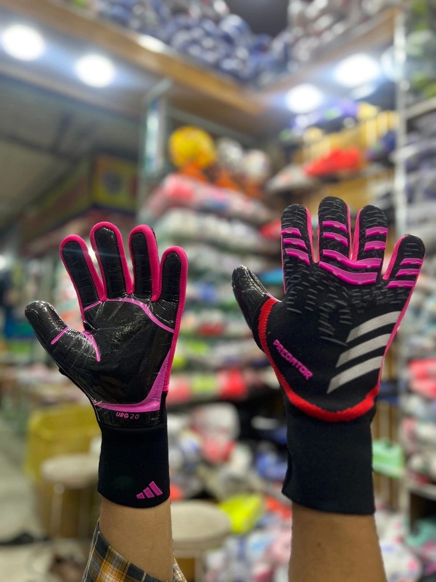 Adidas Predator Pro Black & Shock Pink Goalkeeper Gloves